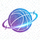 电竞篮球比分网Logo - 一个融合了篮球与电竞元素的动态标志